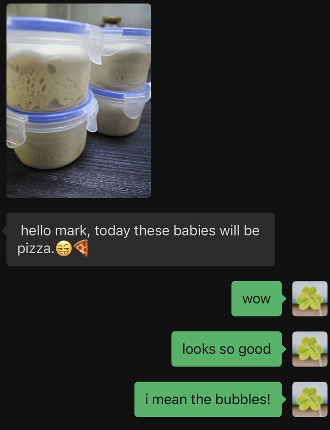 Message exchange with a customer